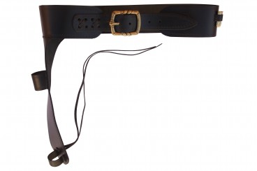 Leather cartridge belt for Mare's Leg rifle