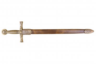 Letter opener Excalibur sword with scabbard