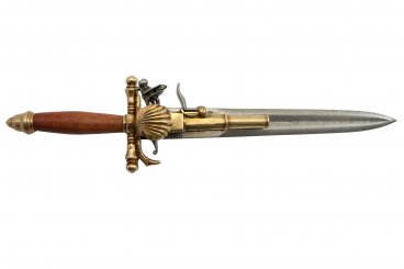 Knife-pistol, France 18th C.