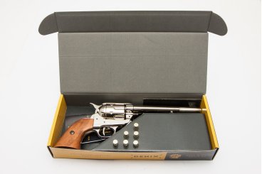 Cal.45 cavalry revolver, with 6 bullets, USA 1873