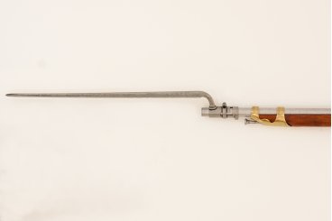 revolutionary war rifle with bayonet