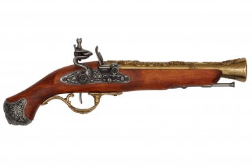 Flintlock pistol, England 18th. C.