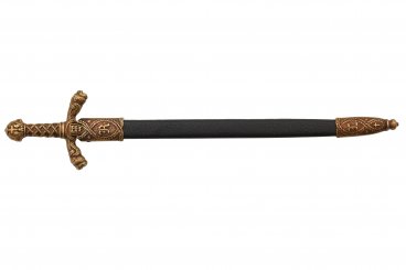 Letter opener Richard the Lionheart sword with scabbard