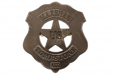 U.S Marshal Tombstone badge