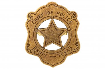 Chief of police badge