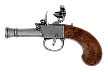 Flintlock pistol, England 18th. C.