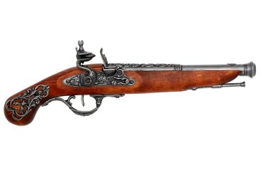 Flintlock pistol, England 18th. C.