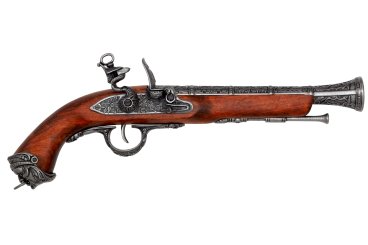 Flintlock pirate pistol, Italy 18th. C.