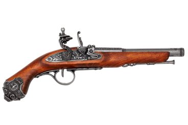 Flintlock pistol, 18th. C.