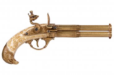 Pistolet de 2 pistolets rotatifs, France S. XVIII