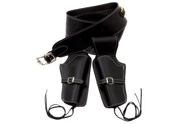 Holster en cuir pour deux revolvers