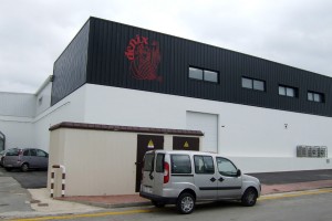Main facade of the factory, supply entry