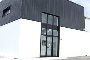 Main facade of the factory